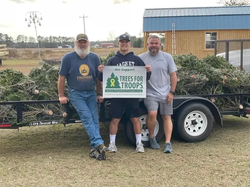 Trees for Troops support at Stapleton Legacy Farms.